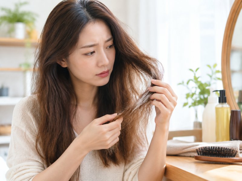 染烫后头发干枯毛躁要不要剪掉?这样护理更靠谱