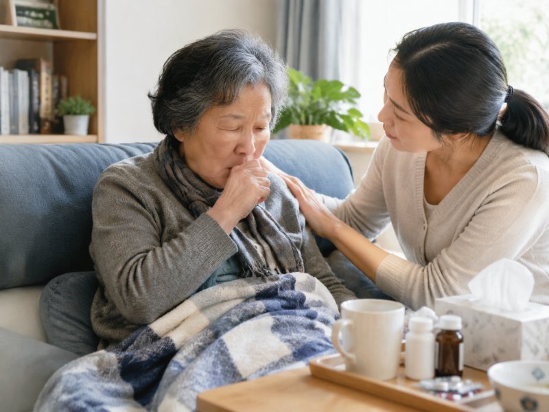 老人得了支气管炎在家怎么护理，多久需要复查一次