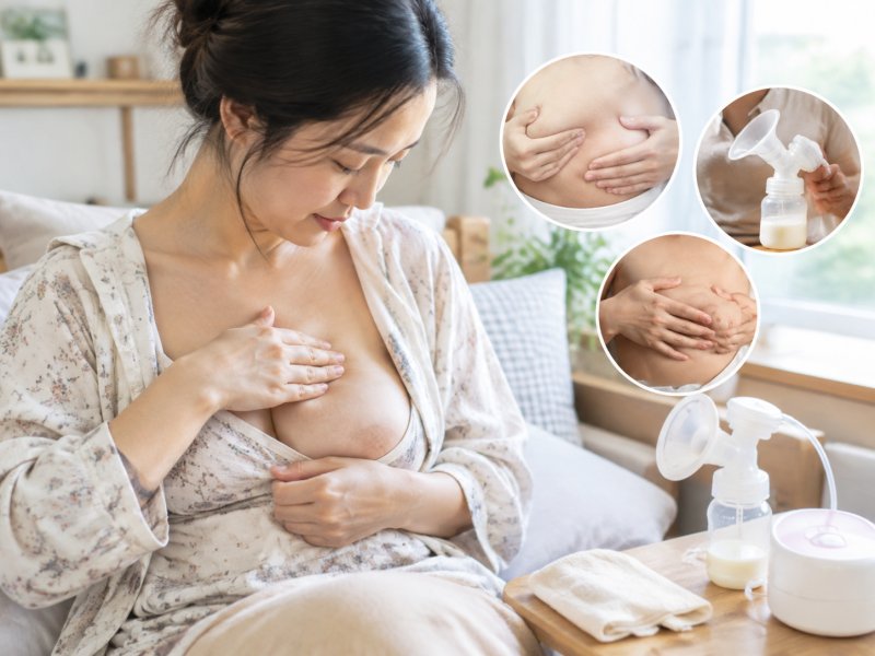 哺乳期乳腺炎乳房有硬块怎么揉?注意这3个手法要不要用吸奶器