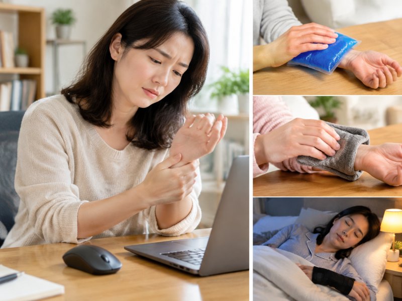 热敷还是冷敷对鼠标手更好?睡前护理怎么做有效