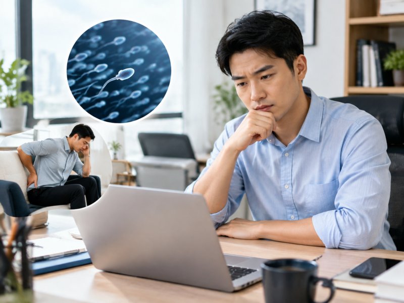 长期久坐会不会让精子活力越来越差?上班族男性该怎么预防