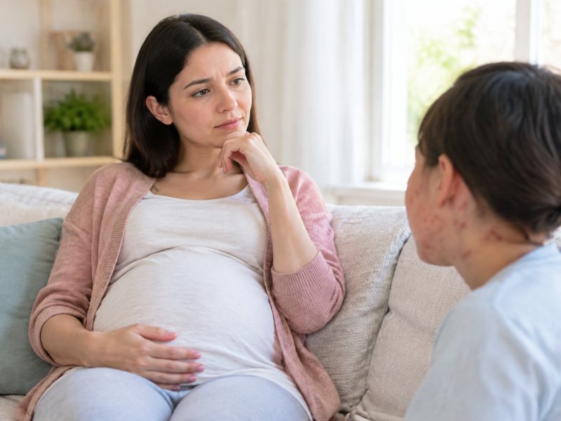 孕妇没得水痘接触了患者,会不会影响肚子里的宝宝?