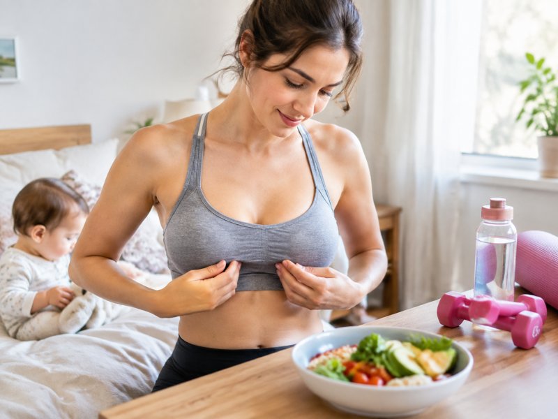 哺乳期结束发现乳房变空下垂,什么方法能帮助恢复紧致