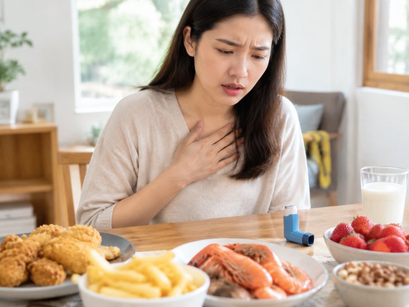 哮喘患者饮食上要不要忌口？这3类食物真的会诱发，别贪嘴