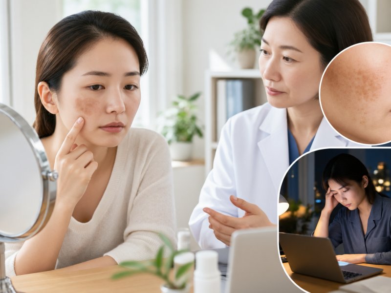长期熬夜会不会加重黄褐斑？皮肤科医生怎么分析这几个原因？