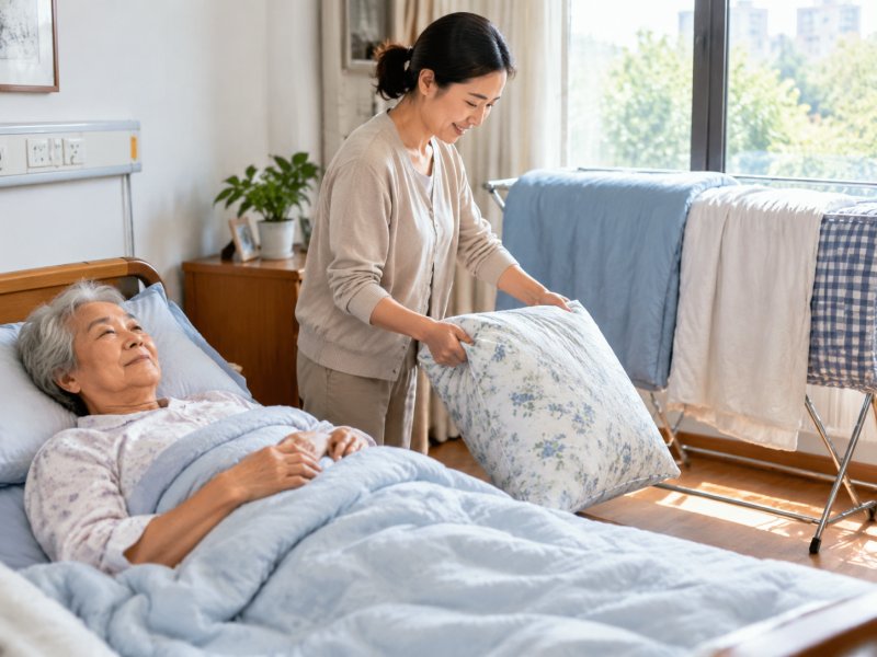 老人常年卧床房间总有异味怎么办?被褥和靠垫多久晒一次能改善