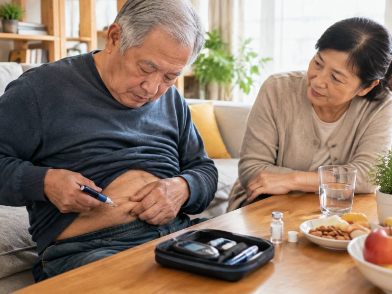 老人在家自己打胰岛素，如何避免低血糖？家属该注意啥