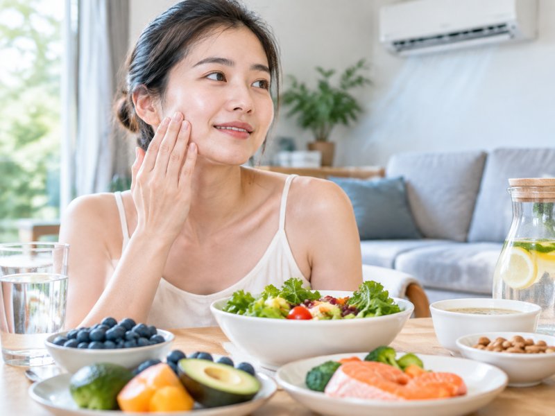 夏天在空调房待久了皮肤又干又痒，怎么通过日常饮食把皮肤“润”回来？
