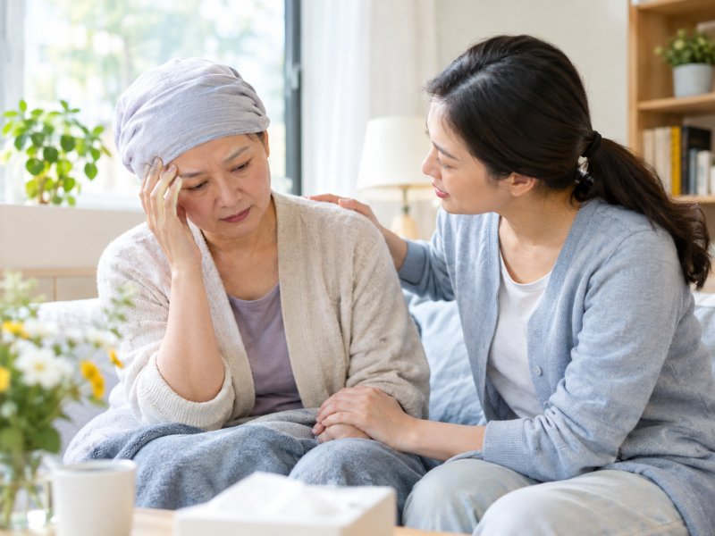 得了卵巢癌心态崩了怎么办?家属日常护理应该如何配合