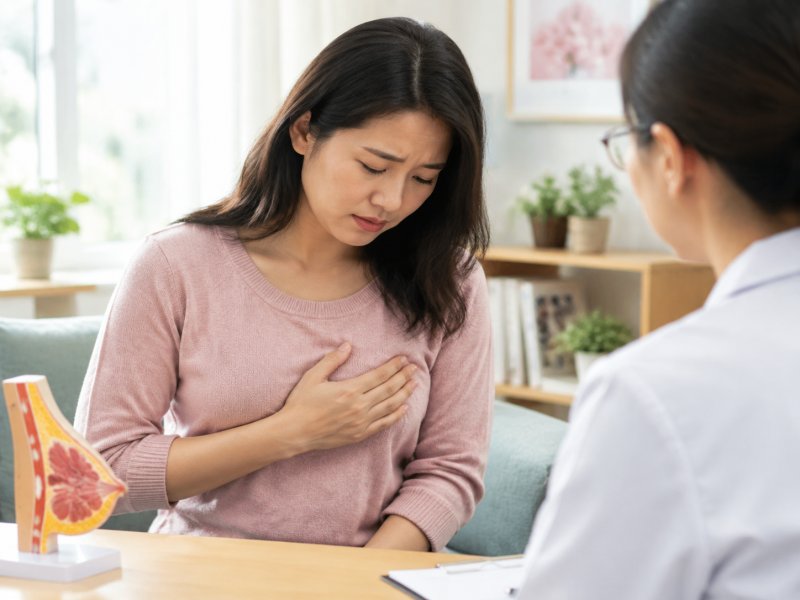乳房胀痛和乳腺增生有什么关系?什么时候该去医院检查