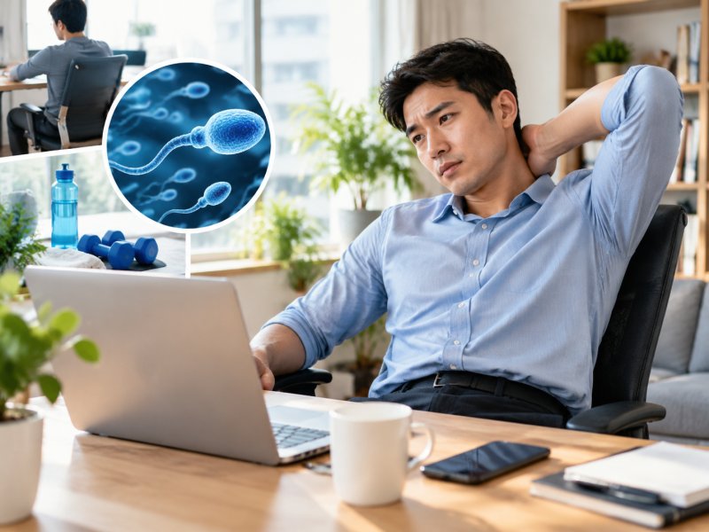 久坐一族会不会把精子“坐死”?上班族男性护精指南