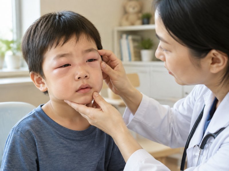 孩子脸上、眼皮肿了怎么判断是肾病综合征？医生教你5个早期信号