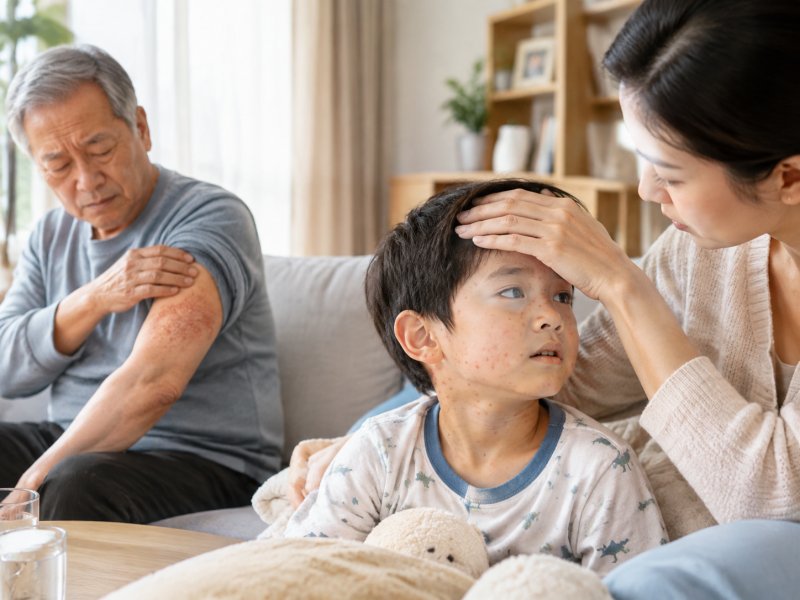 家里老人得了带状疱疹，会传染给孩子得水痘吗，怎么防？