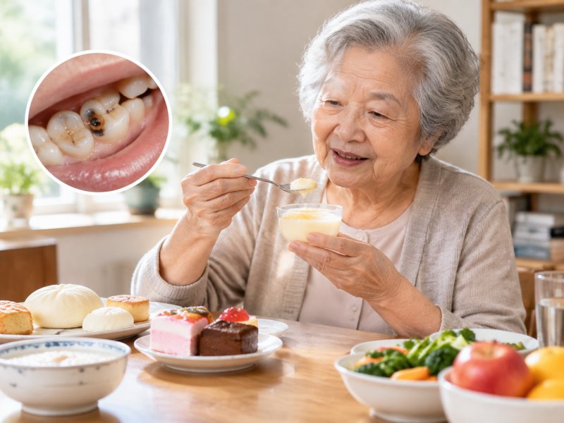 老人爱吃软烂甜食怎么防龋齿?饮食上如何调整