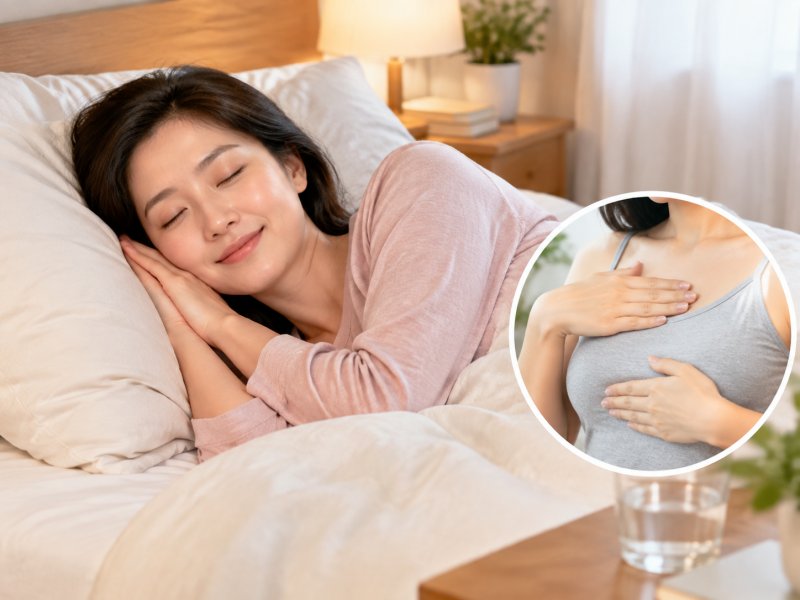 乳腺增生晚上怎么睡更舒服,日常护理要不要做按摩