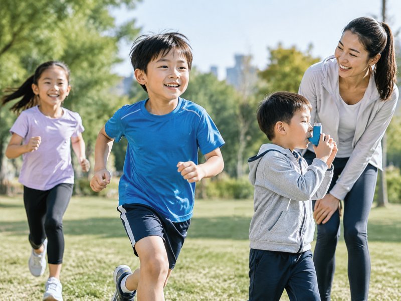 孩子得了哮喘能不能参加体育活动?运动前后注意这几点