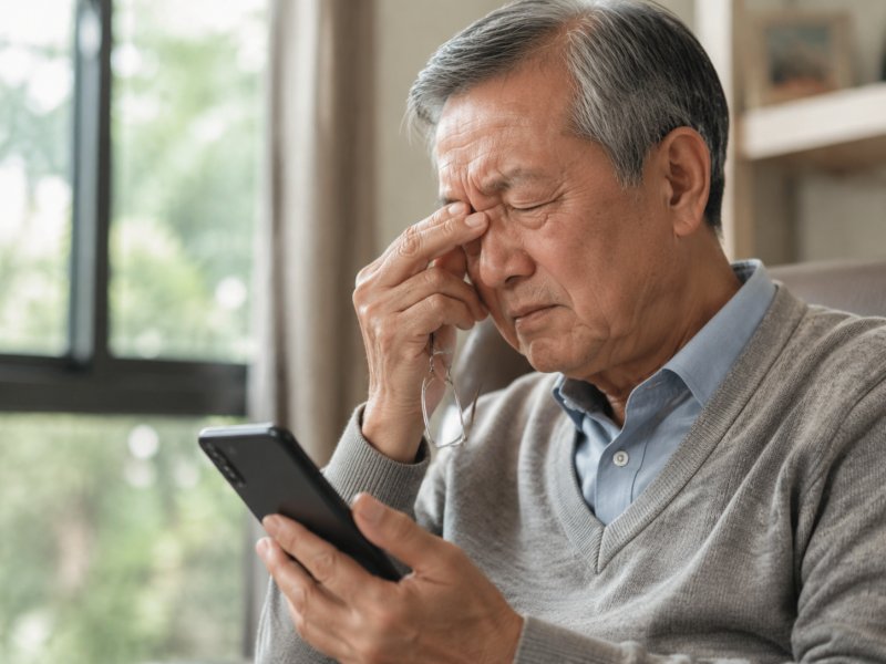 老人视力突然下降但过一会儿又清楚,要不要立刻去医院检查