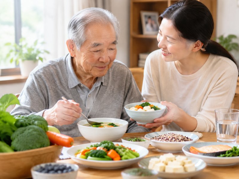 家里老人得了肠癌,护理期间偏素饮食要怎么安排?需不需要补充蛋白质?