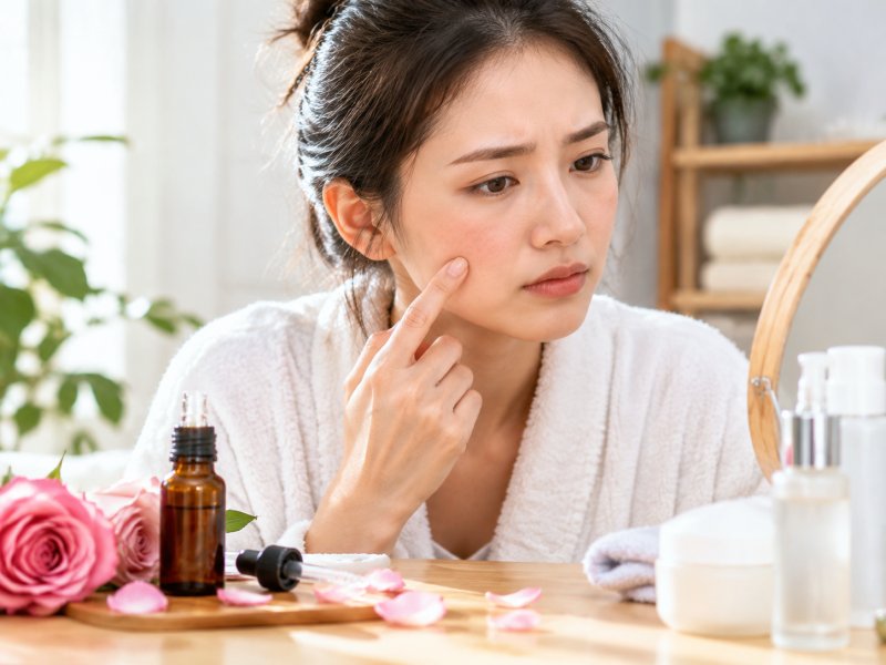 玫瑰精油为什么会致痘？油性皮肤用前先看这两个误区