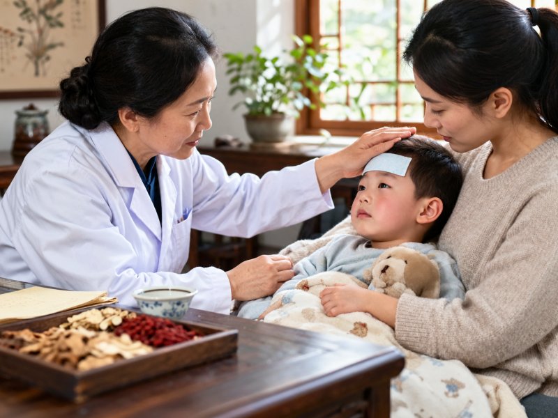 孩子发烧39度反复不退怎么办?中医讲小儿高热常见原因和应对