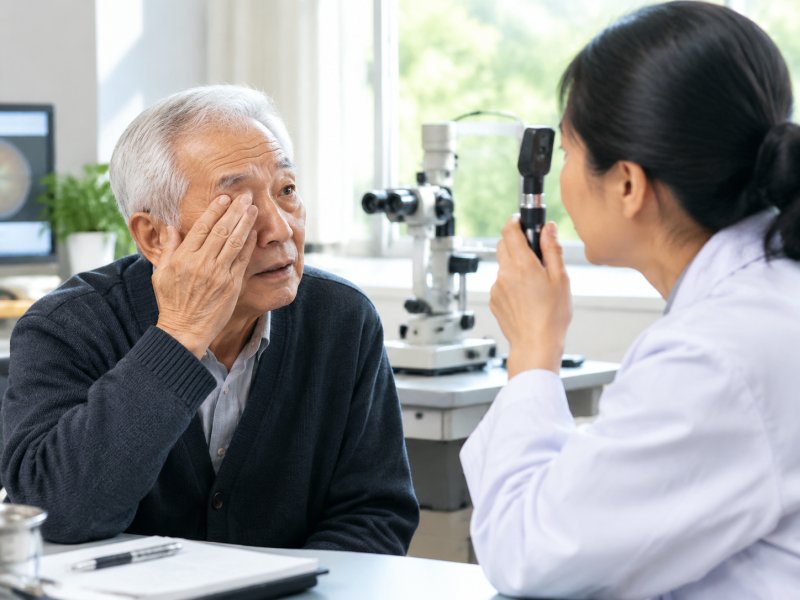 老人视力突然下降要不要查眼底?眼外伤为何容易被忽视