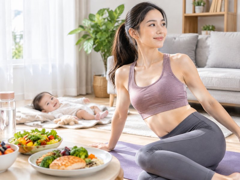 生过孩子后肚子松垮怎么办？医生给产后妈妈的运动饮食方案