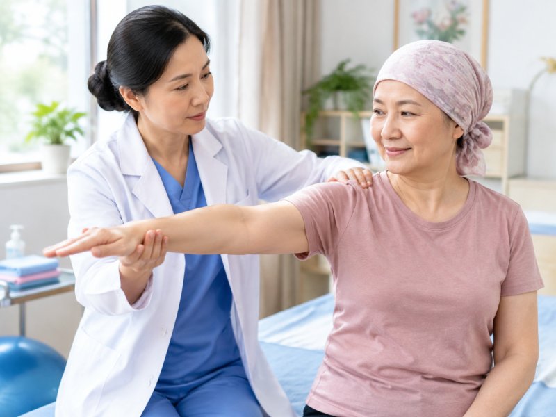 乳腺癌术后手臂水肿怎么办?日常护理锻炼方法医生手把手教