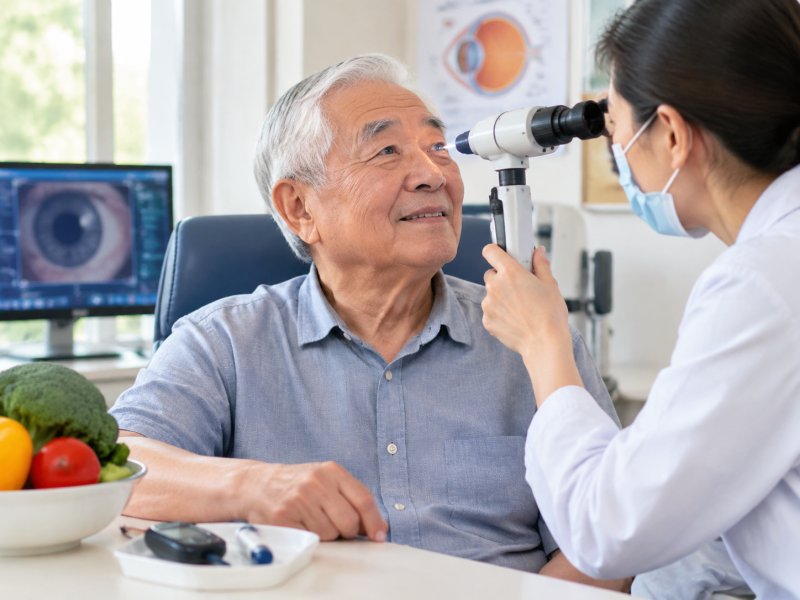 糖尿病老人做白内障手术风险大不大,术前血糖控制到多少才安全?