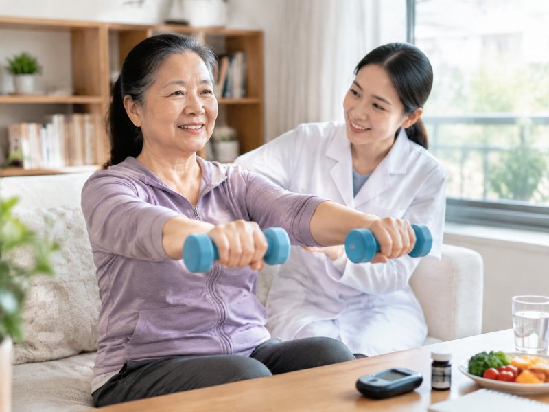 糖尿病人骨质疏松后能不能运动？日常护理要避开哪些坑？