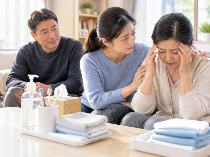 家人有丙肝且情绪不稳定,日常护理该怎么避免交叉感染?