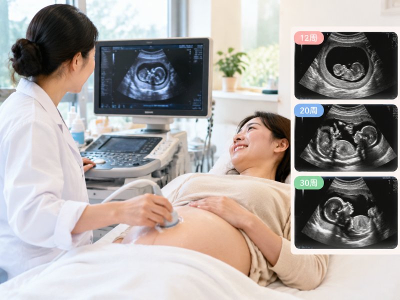 孕12周、20周、30周的B超各有啥重点？孕妇提前了解才不会慌