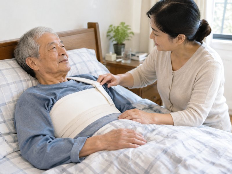 老人肋骨骨折会不会自愈？卧床护理注意这几点