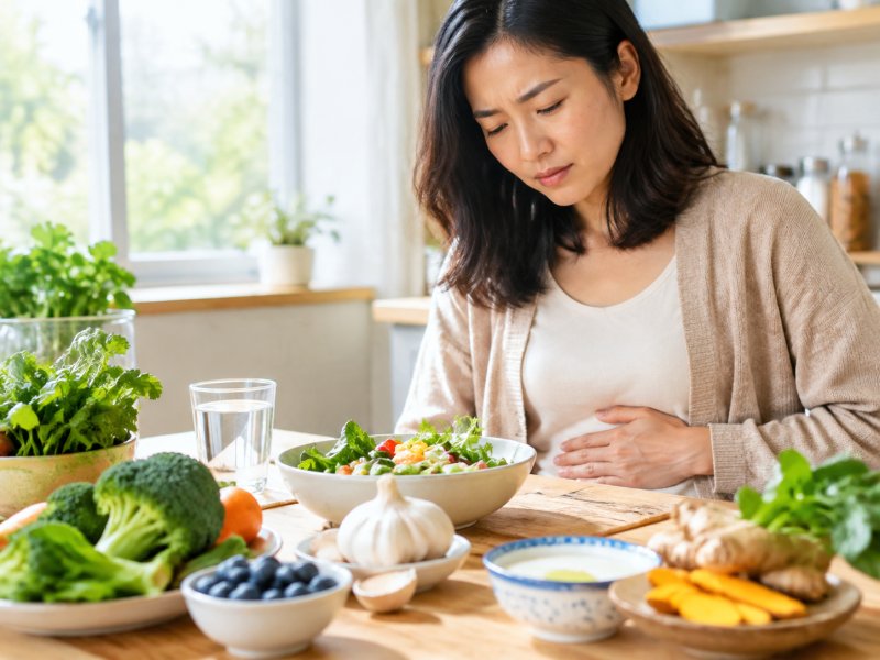 经常胃胀反酸会不会是胃癌前兆?日常饮食里能不能加点杀菌防癌的食物