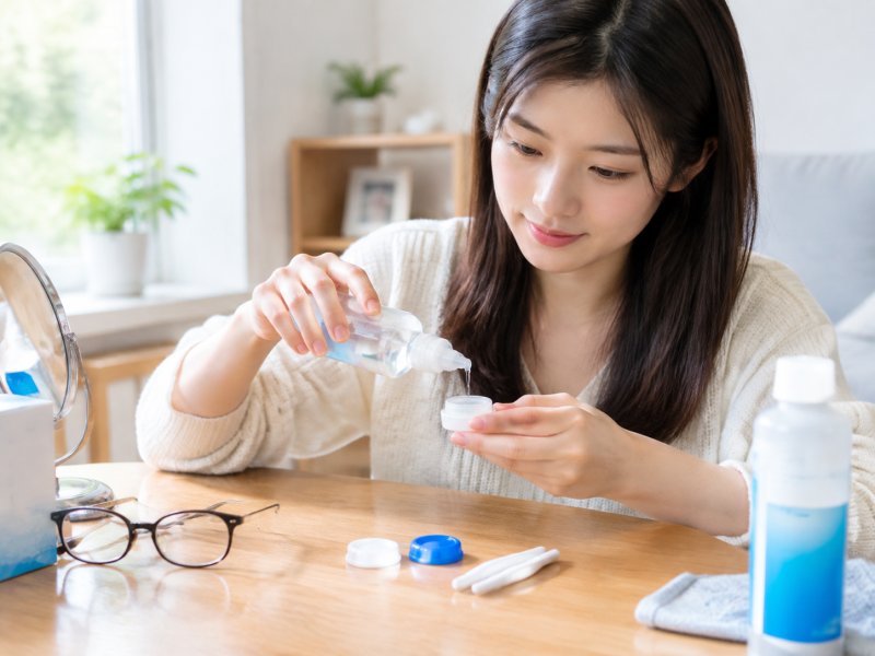 隐形眼镜护理液到底多久换一次?开封后三个月没用完还能不能继续用