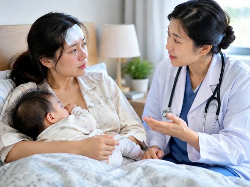 得了乳腺炎发烧到39度要不要停奶?医生告诉你该怎么做