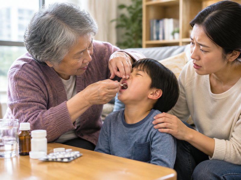 老人喂药捏鼻子到底多危险?孩子呛咳窒息怎么办?紧急处理要记牢