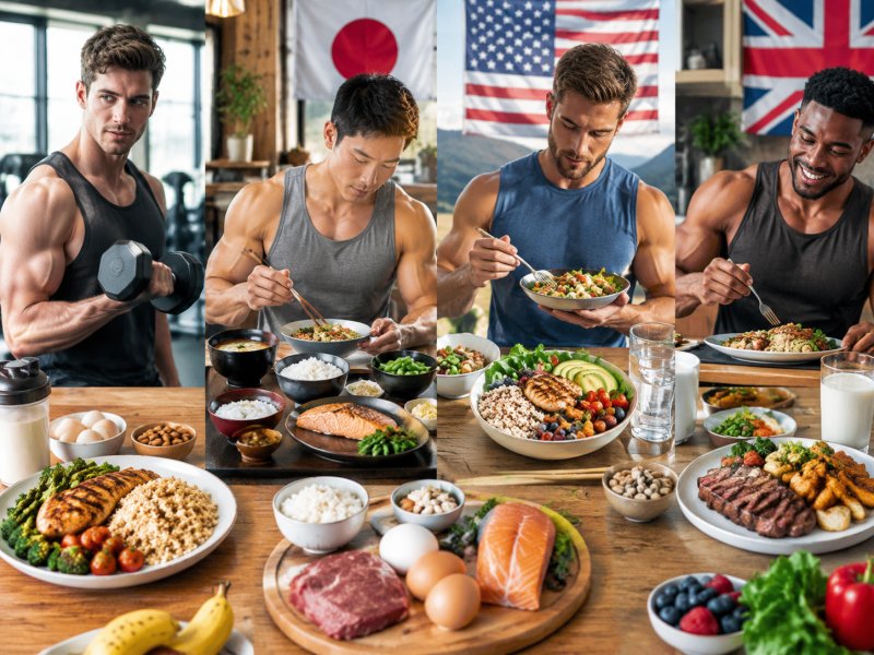 不同国家的增肌饮食有啥区别?怎么吃才能像他们一样壮