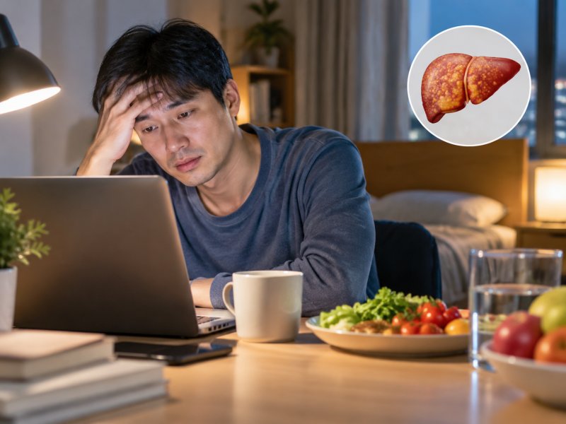 脂肪肝日常护理要注意什么?经常熬夜会不会让病情加重?