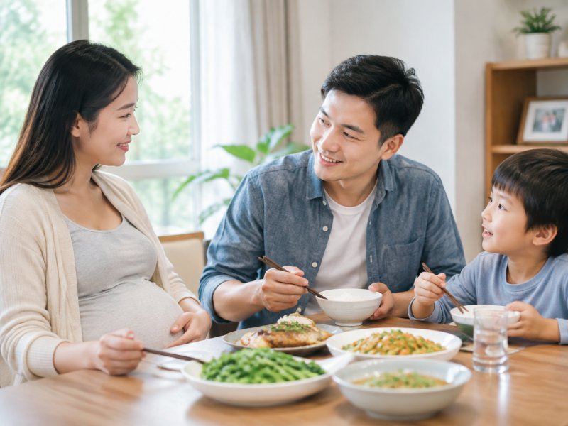 乙肝妈妈和家人围坐吃饭,会不会把病毒传给老公和孩子?