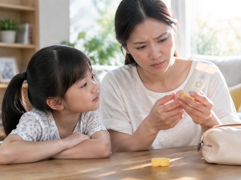 孩子去年开封的防晒霜，今年还能继续用吗？会不会伤皮肤？