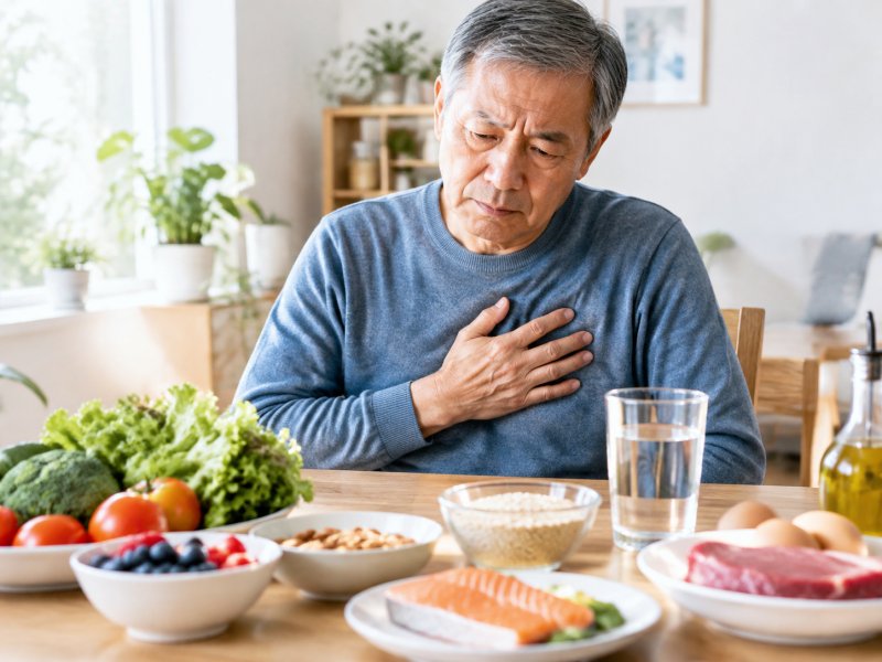 得了冠心病心绞痛,日常饮食要怎么吃?这5类食物建议多留意