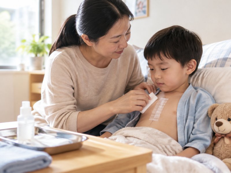 先天性心脏病孩子做完手术出院后,在家伤口护理要注意什么,能不能洗澡?