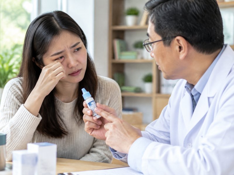 眼睛痒得难受,能不能随便去药店买瓶眼药水就滴?医生说说有啥风险