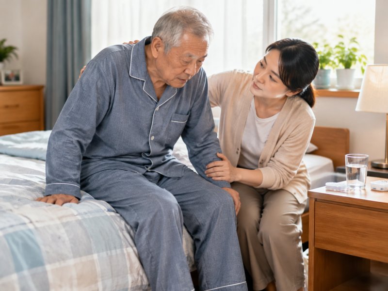 家有帕金森老人,怎么预防清晨起床时体位性低血压把人撂倒?