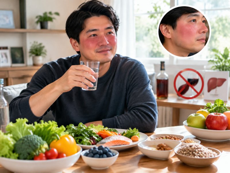 喝酒脸红的人平时该怎么护理血管和肝脏?饮食上注意什么
