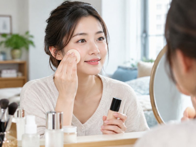 为什么化妆总卡粉浮粉?从妆前保湿到粉底手法,教你避开4个误区