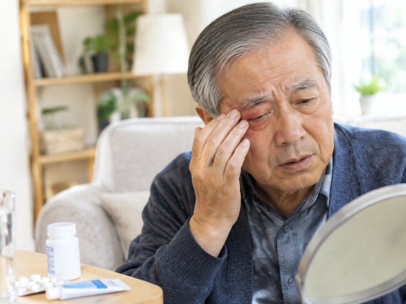 老人得了眼睑带状疱疹，会不会比年轻人更危险？该怎么治