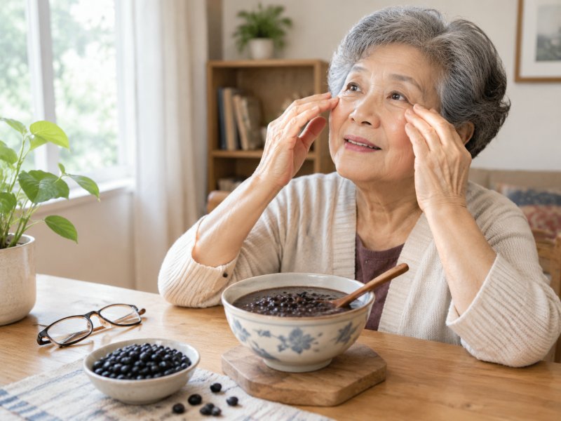 黑豆粥对缓解眼疲劳到底有没有用？老人常喝要注意什么
