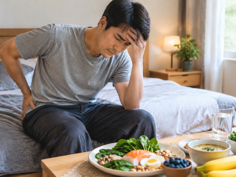总在半夜遗精醒来腰酸背乏，日常饮食该怎么调理