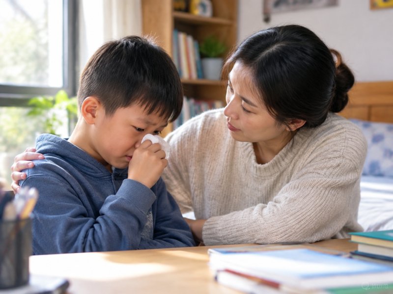 老师三天两头找我谈话，说我家乖孩子一遇困难就哭，这玻璃心要怎么陪他练起来
